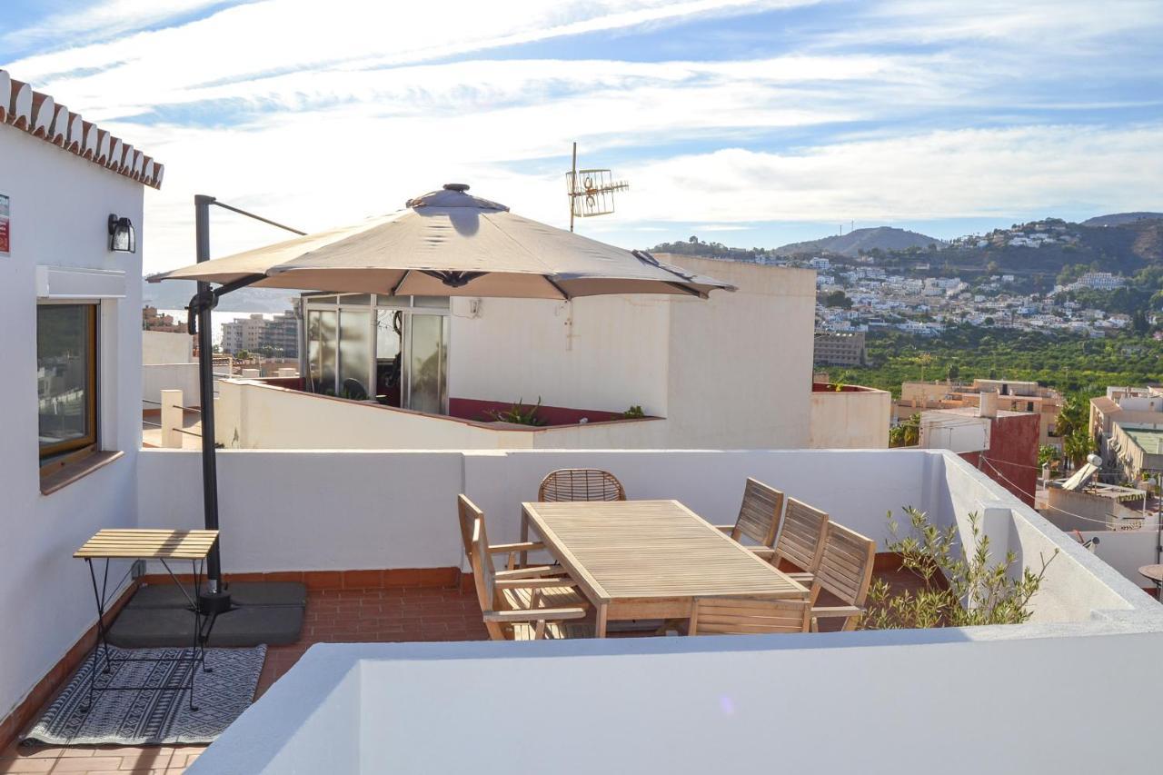 Casa Tipica Y Terraza, Maison Andalouse, Typical House With Rooftop Almunecar Bagian luar foto